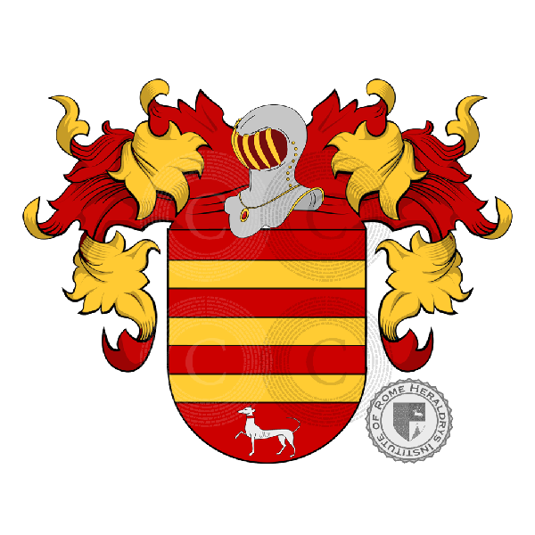 Coat of arms of family Mandía