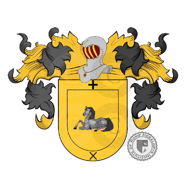 Coat of arms of family Mandia