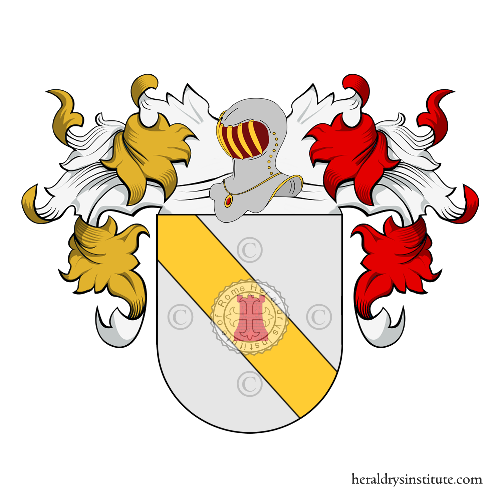 Coat of arms of family Baduel