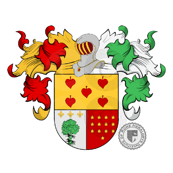 Wappen der Familie Montiano