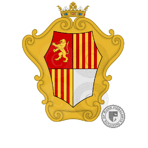Coat of arms of family Ruggi d