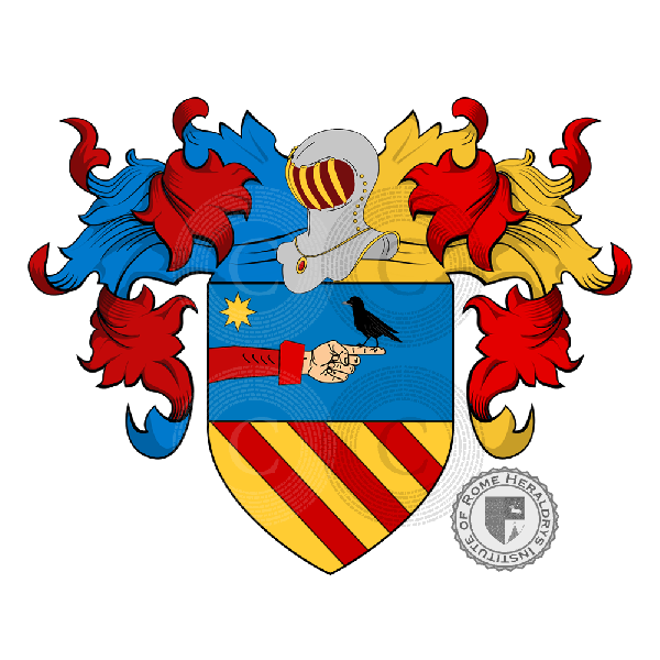 Wappen der Familie Manfroni