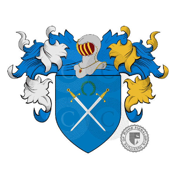 Coat of arms of family Valeriano