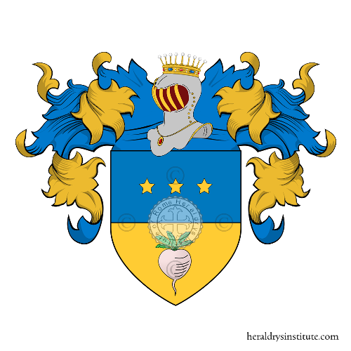 Coat of arms of family Ravicchio   ref: 20174