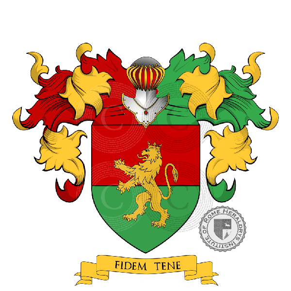 Coat of arms of family Gandolfi