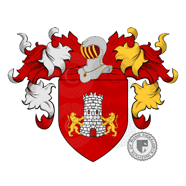 Coat of arms of family Bastardelli