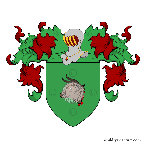 Coat of arms of family Manzo