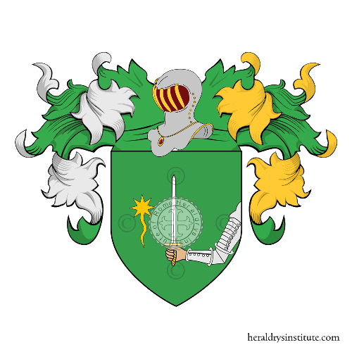 Coat of arms of family Spagnoletti