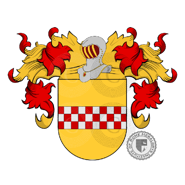 Coat of arms of family Centuriòn   ref: 20346