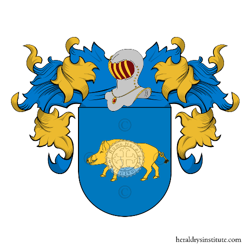 Coat of arms of family Arronte
