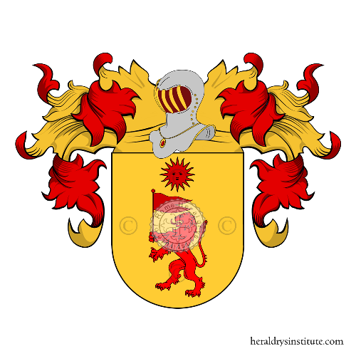 Wappen der Familie Agüero   ref: 20418