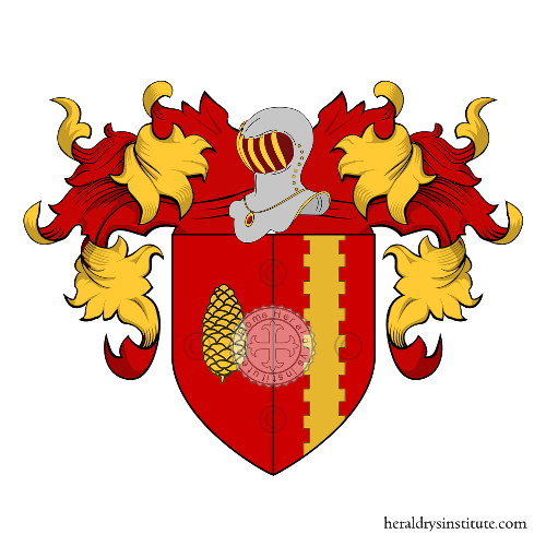 Coat of arms of family Bonci Casuccini