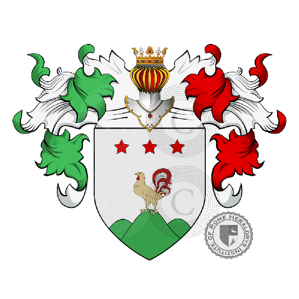 Coat of arms of family Capone Brancone