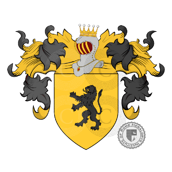 Coat of arms of family Pellerano