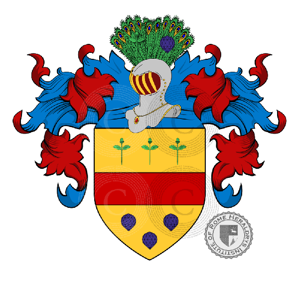 Wappen der Familie Drouart de Lezey