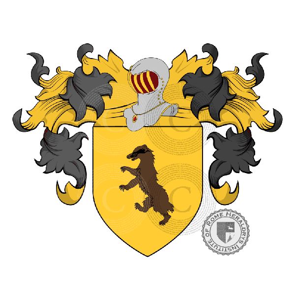 Wappen der Familie Tassoni