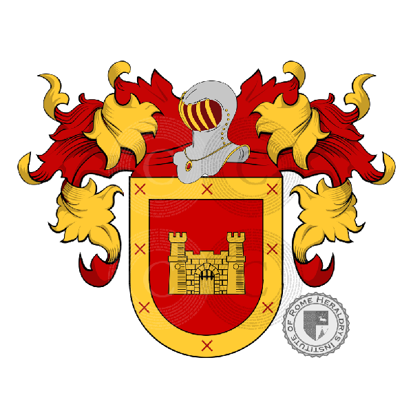 Coat of arms of family Castillejo