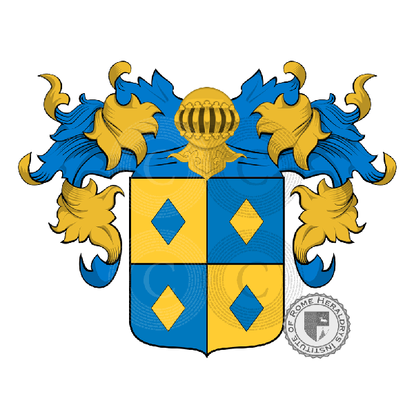 Escudo de la familia Rospigliosi, Pallavicini Rospigliosi, Pallavicino Rospigliosi
