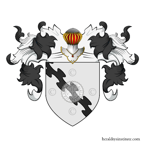 Coat of arms of family Pietrapelosa