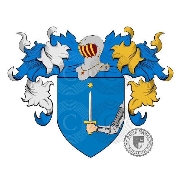 Coat of arms of family Guerretti