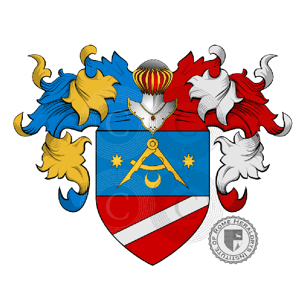 Coat of arms of family Lazzarini