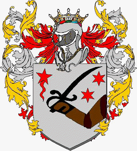 Coat of arms of family Clarenza, Chiarenza