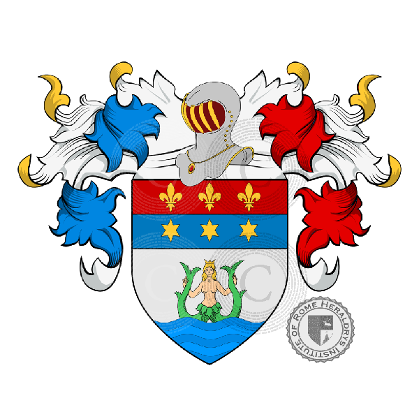 Coat of arms of family Serena di Lapigio