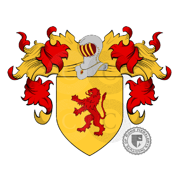 Coat of arms of family Cenami