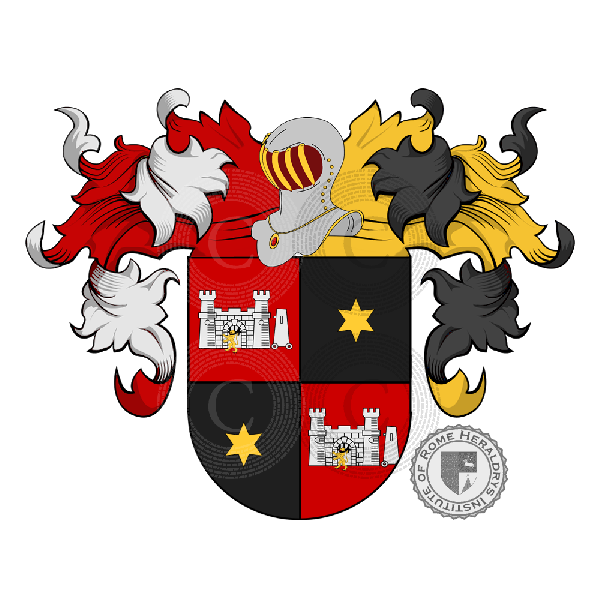 Coat of arms of family Bastidas