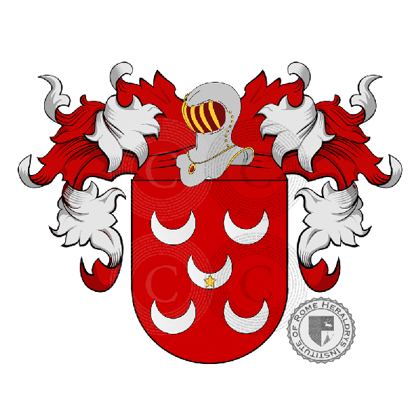 Coat of arms of family Loureiro