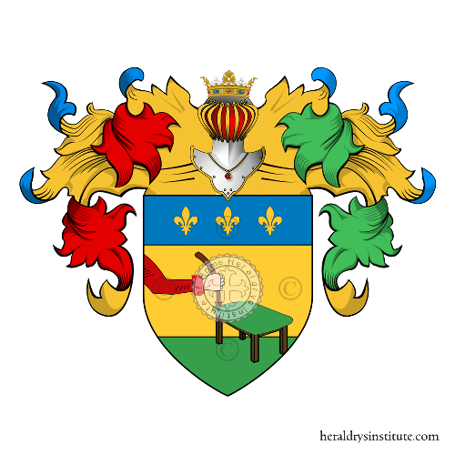 Wappen der Familie Zampieri   ref: 21465