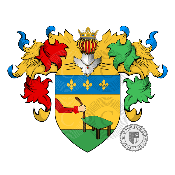 Coat of arms of family Zampieri