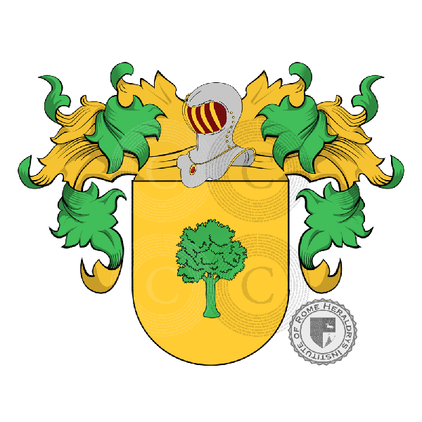 Coat of arms of family Corvinos