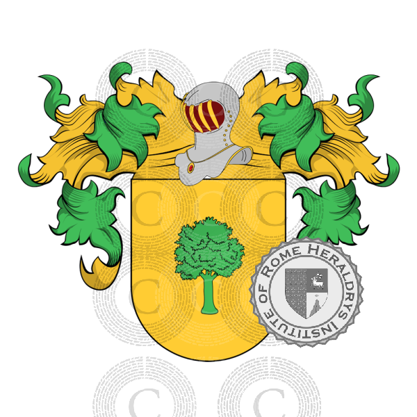 Coat of arms of family Corvinos