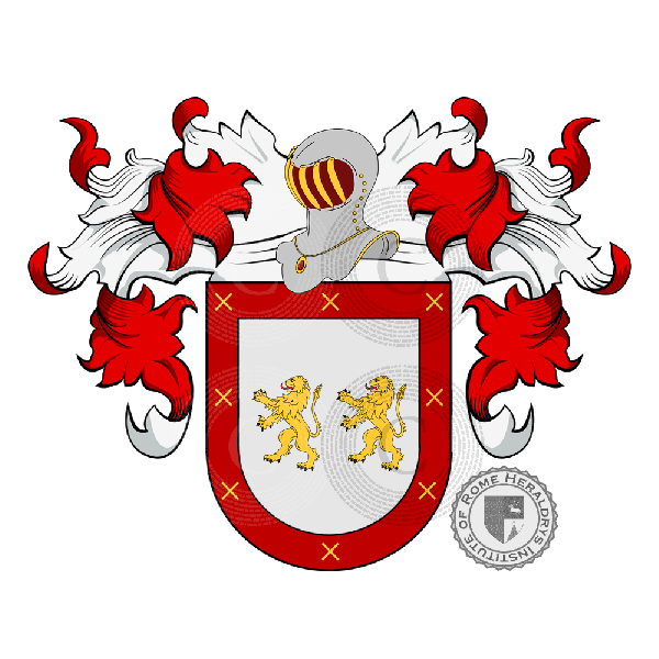 Coat of arms of family Algarín