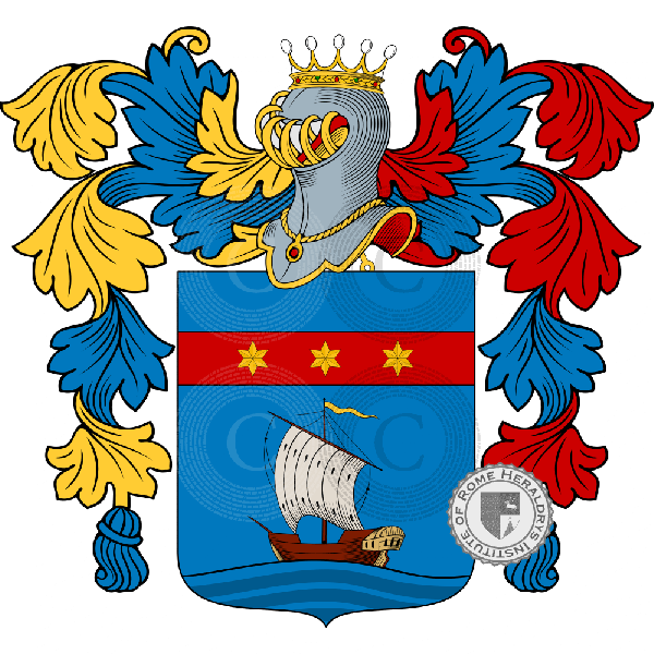Coat of arms of family Mariotti