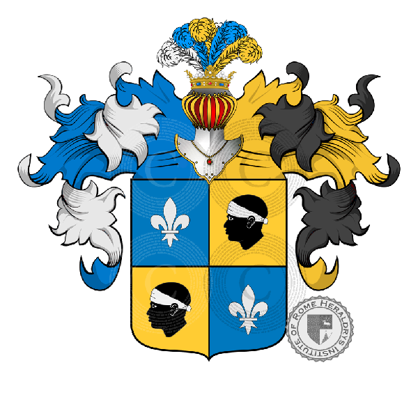 Coat of arms of family Gozzani