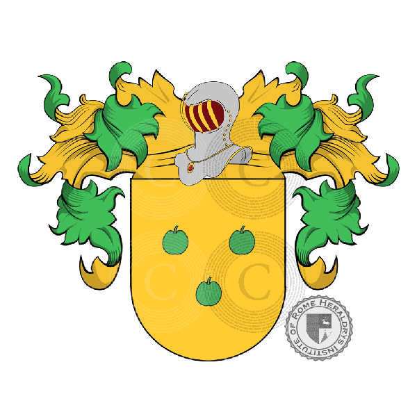 Coat of arms of family Rebelo