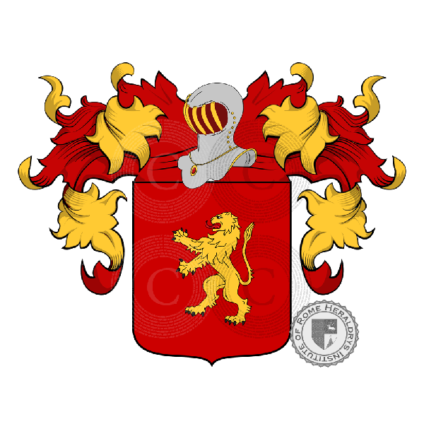 Coat of arms of family Fassina