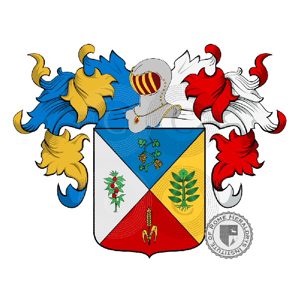 Coat of arms of family Falciano