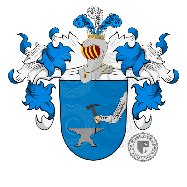 Coat of arms of family Kleinschmidt