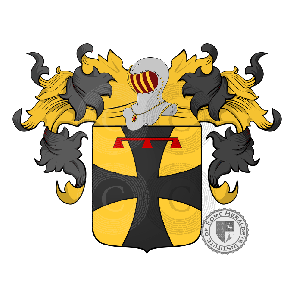 Coat of arms of family Delli Monti