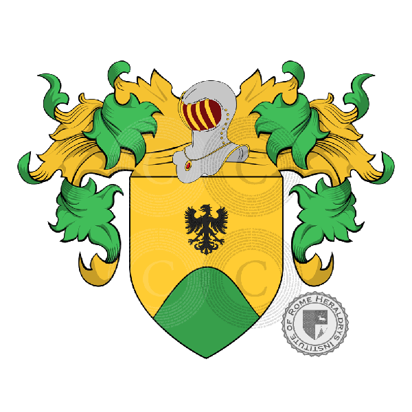 Coat of arms of family Della Rocca