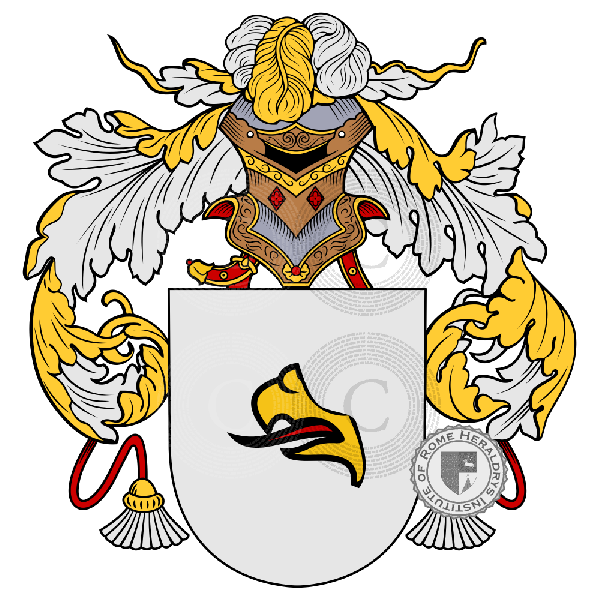 Wappen der Familie Tesoro   ref: 21909