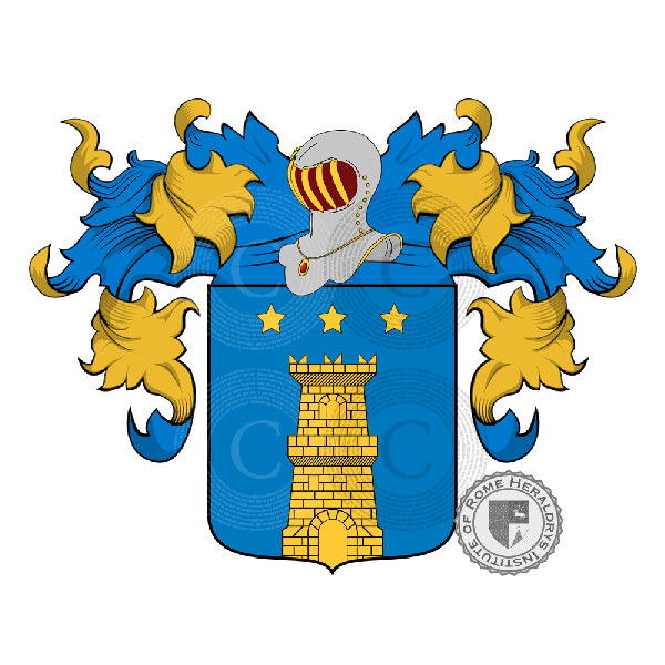 Coat of arms of family Caloira