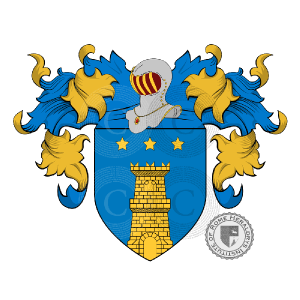 Coat of arms of family Calorio