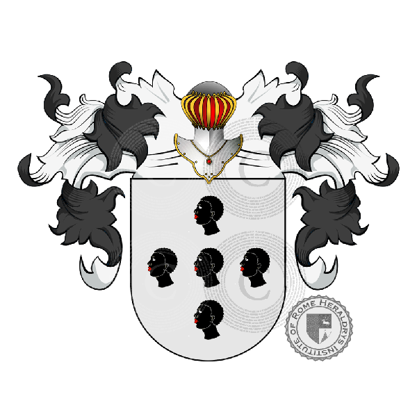 Coat of arms of family Castrilli