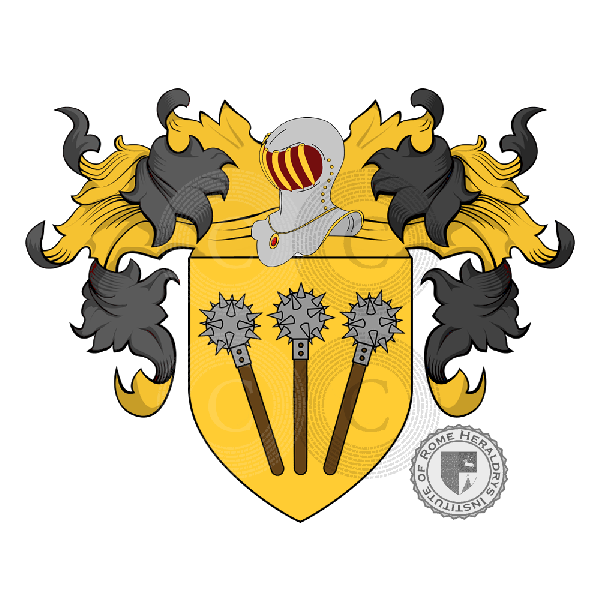 Coat of arms of family Massei degli Aitanti