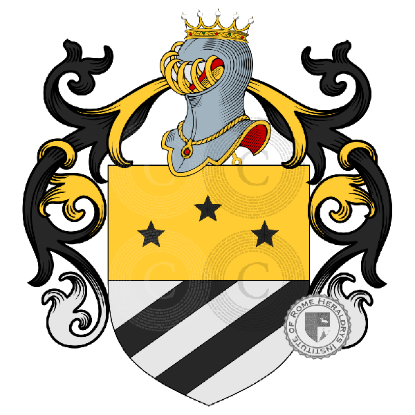 Coat of arms of family Zanetti, Zanella