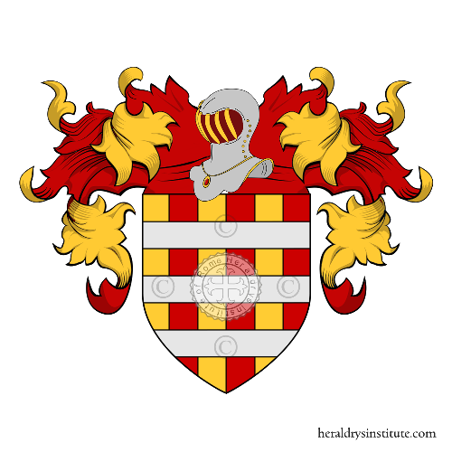 Escudo de la familia Gabrieli Di Augubio